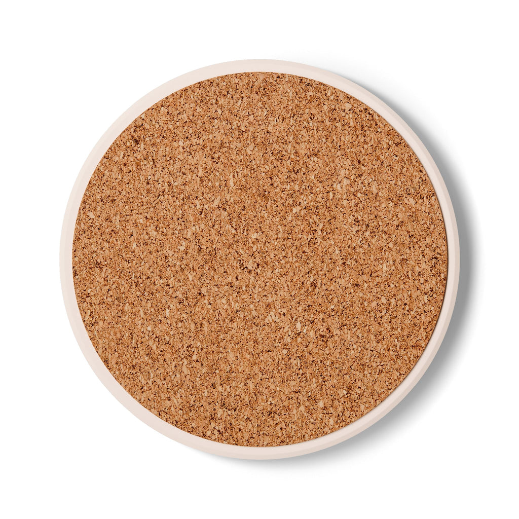 Arizona Sunny Logo Ceramic Coaster — "Where the Sun Takes No Days Off"