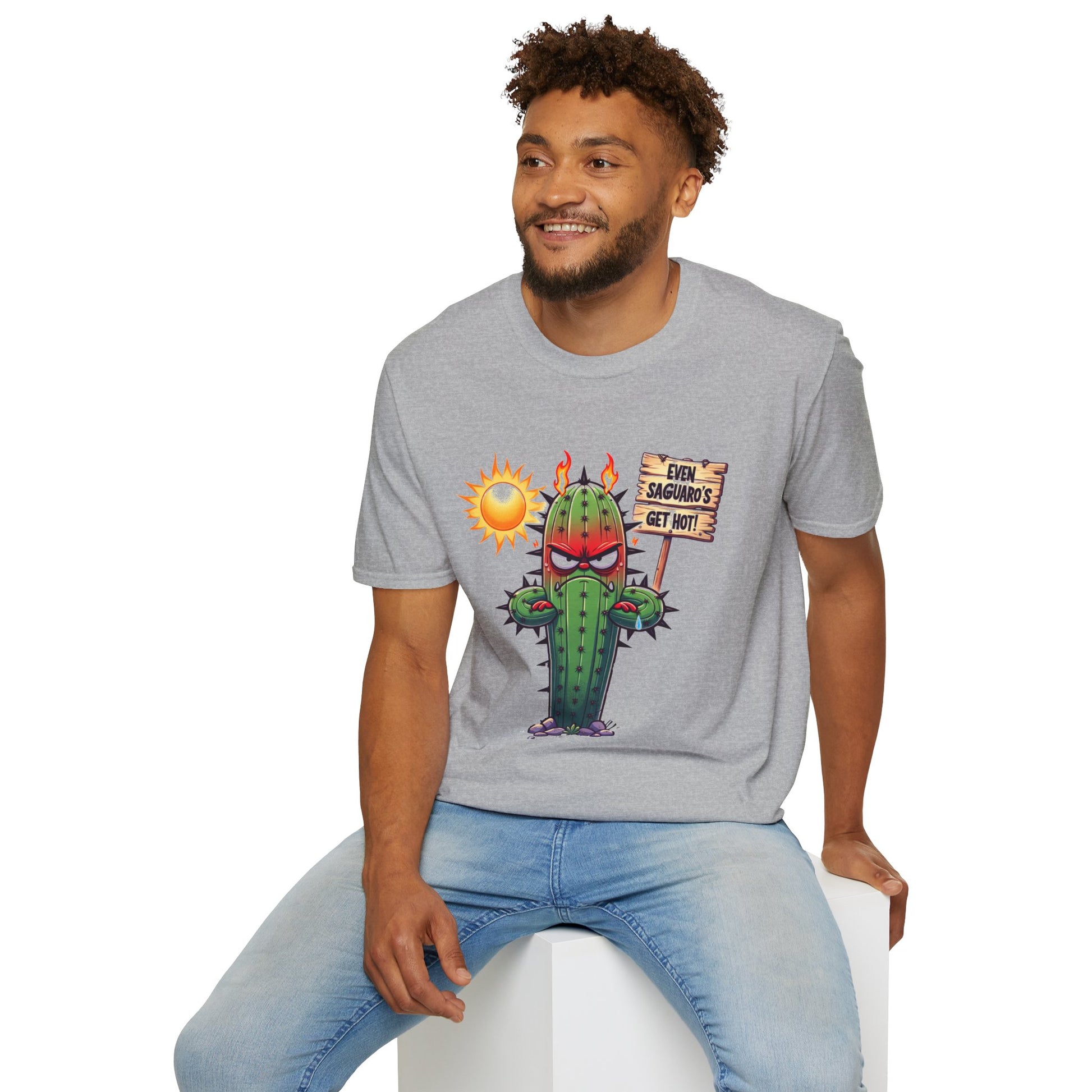 'Even Saguaro's Get Hot' Unisex Tee