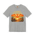 I Love Tucson Sunset Vintage Desert Cactus T‑Shirt — back view