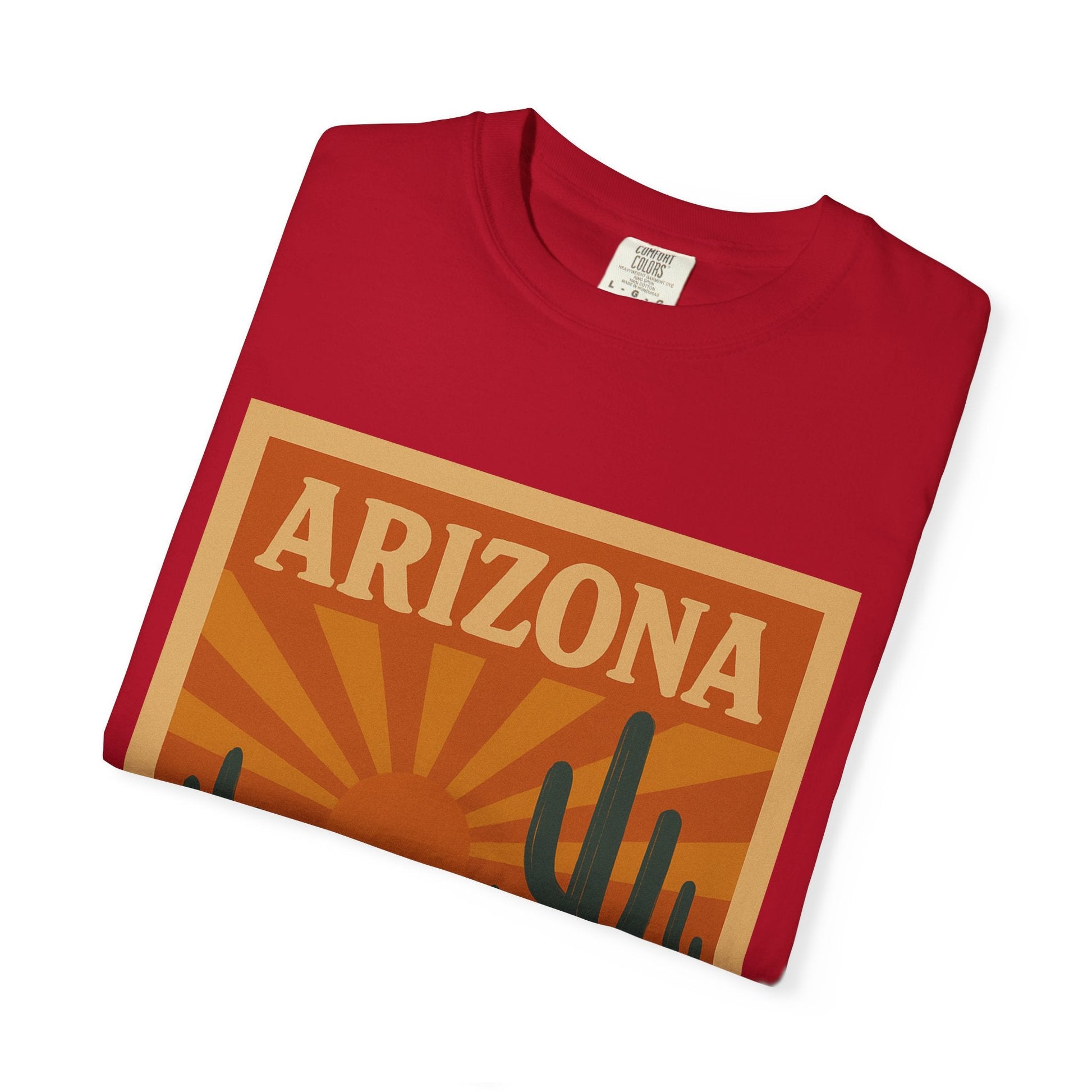 Arizona Sunset Unisex Garment-Dyed T-Shirt Printify
