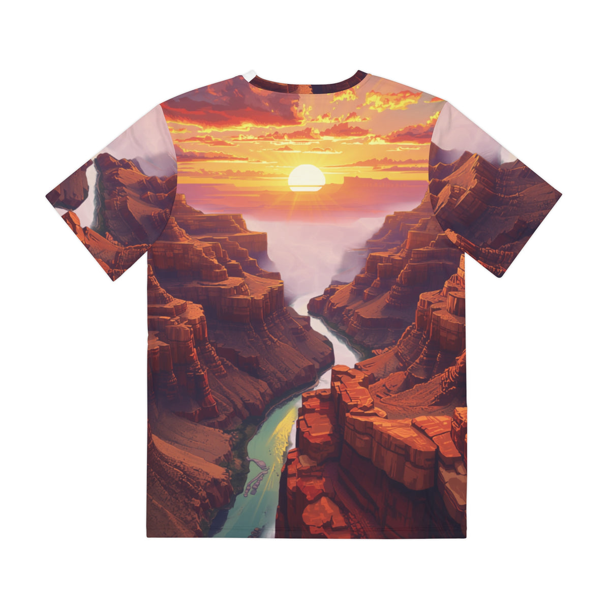 Grand Canyon Sunrise All-Over Print Tee — Arizona Desert Scenic