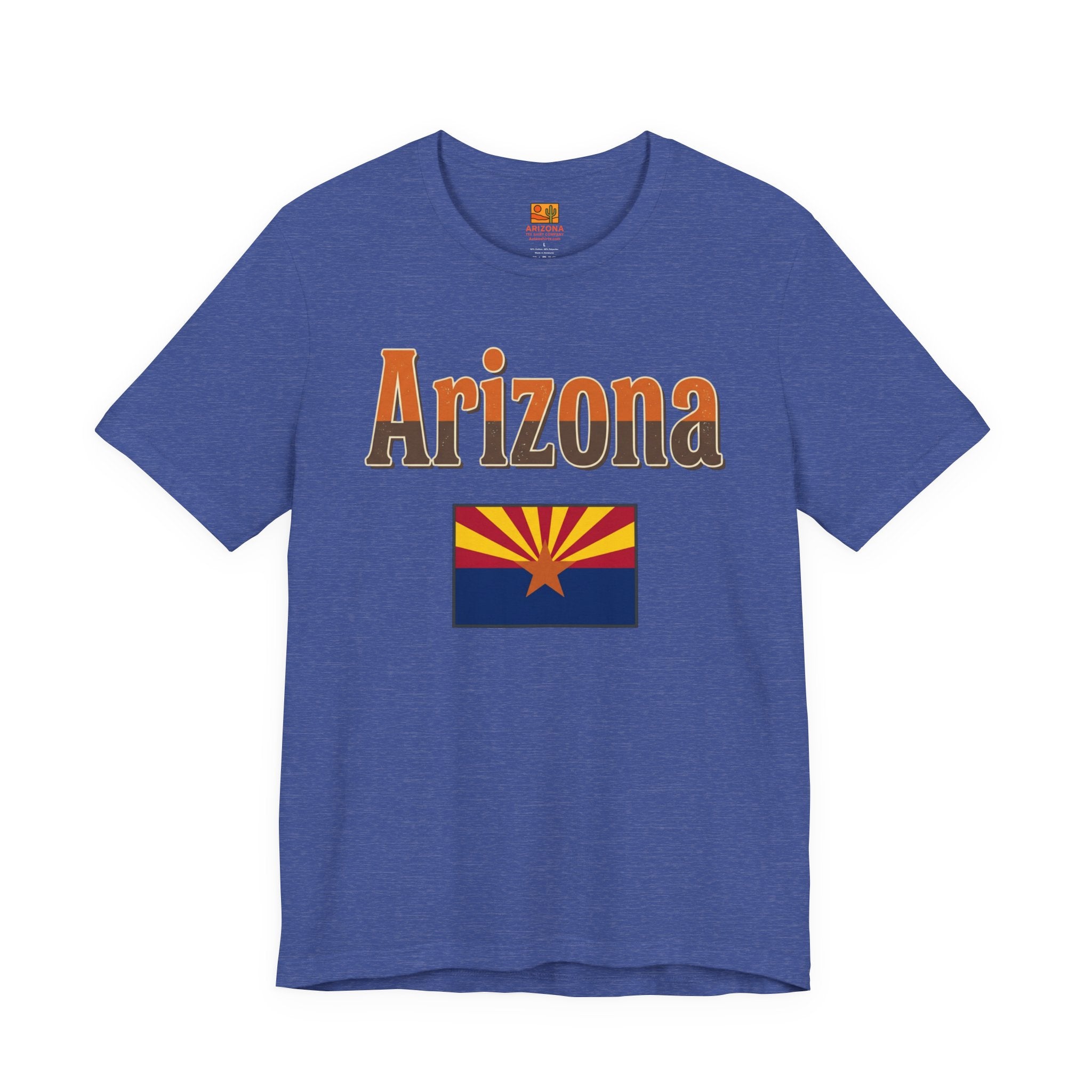 Arizona State Flag T-Shirt — Retro Arizona Graphic Tee — lifestyle view
