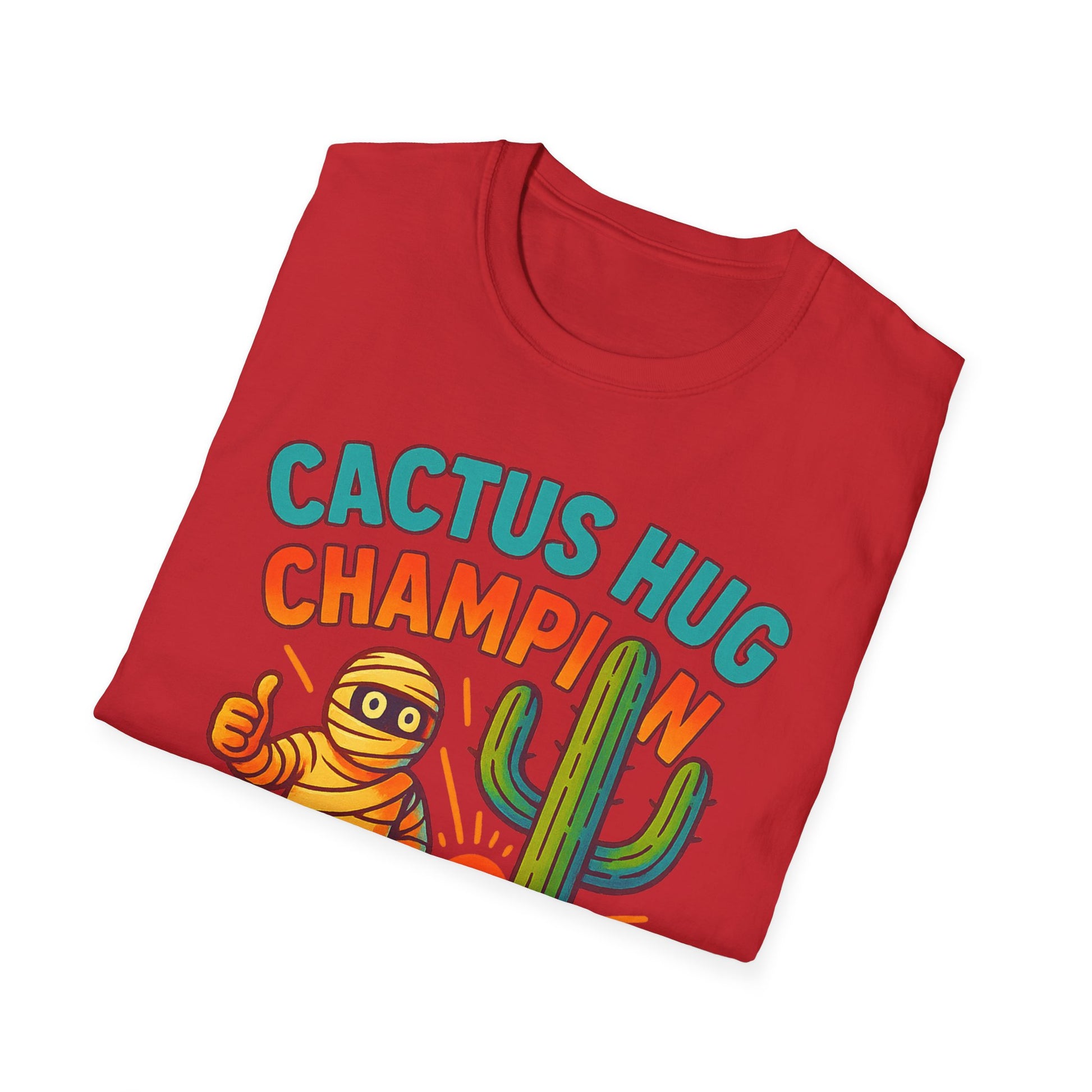 Arizona Cactus Unisex T-Shirt - Never hug a Cactus Funny Design