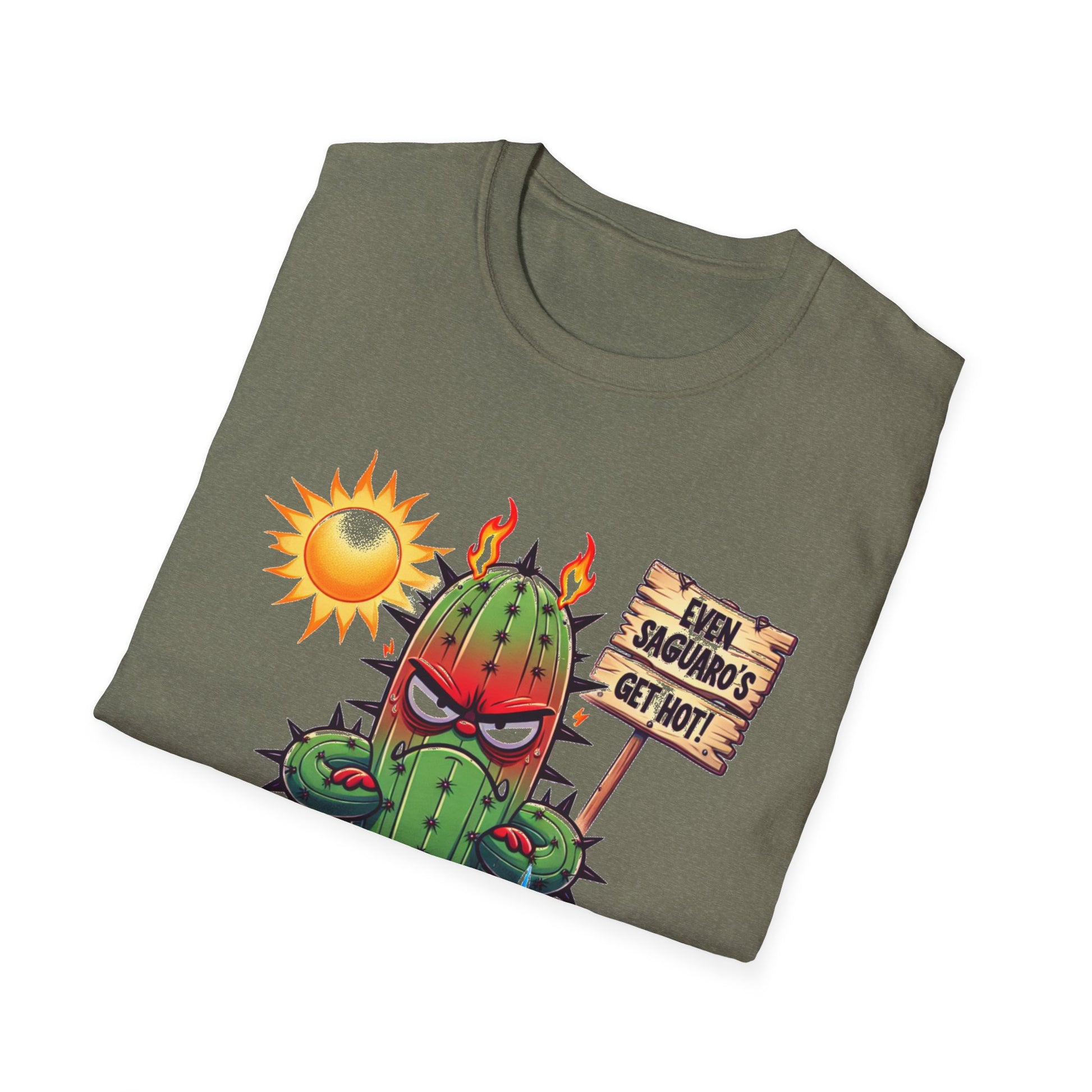 'Even Saguaro's Get Hot' Unisex Tee