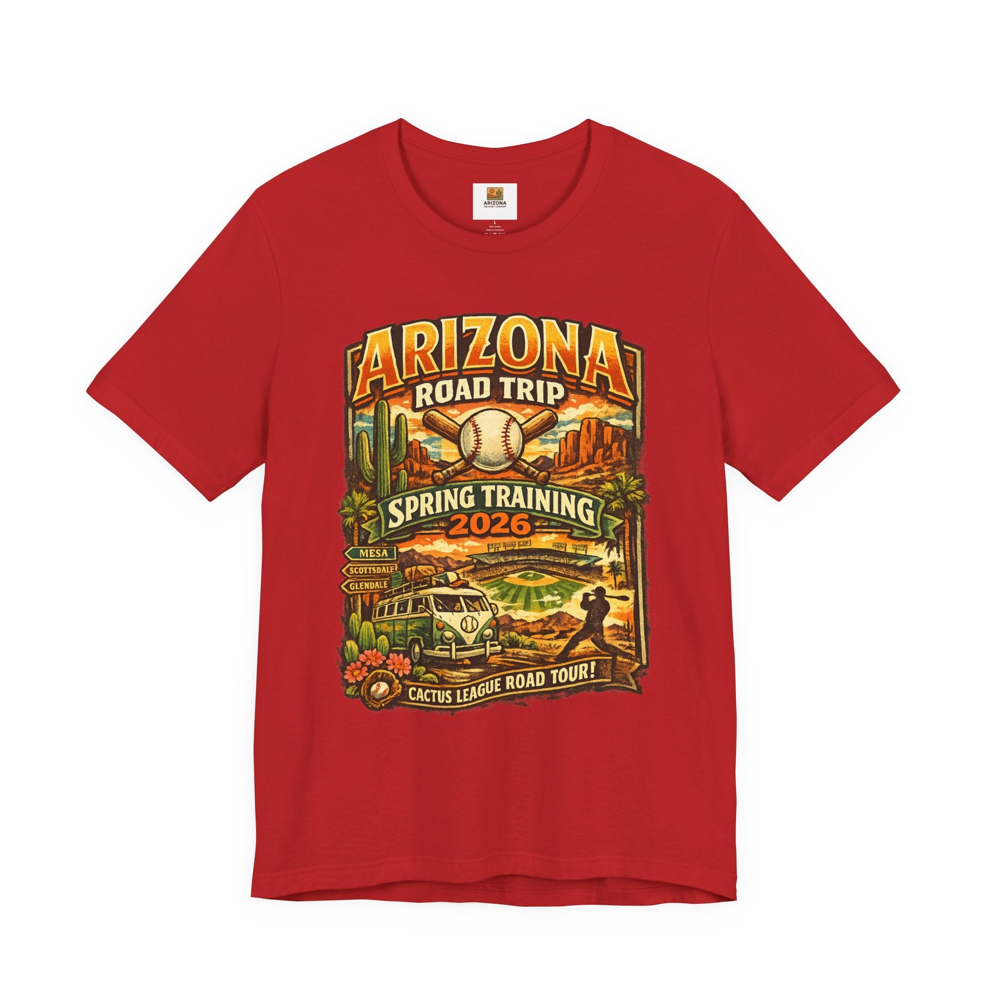 Arizona Road Trip Spring Training 2026 T‑Shirt