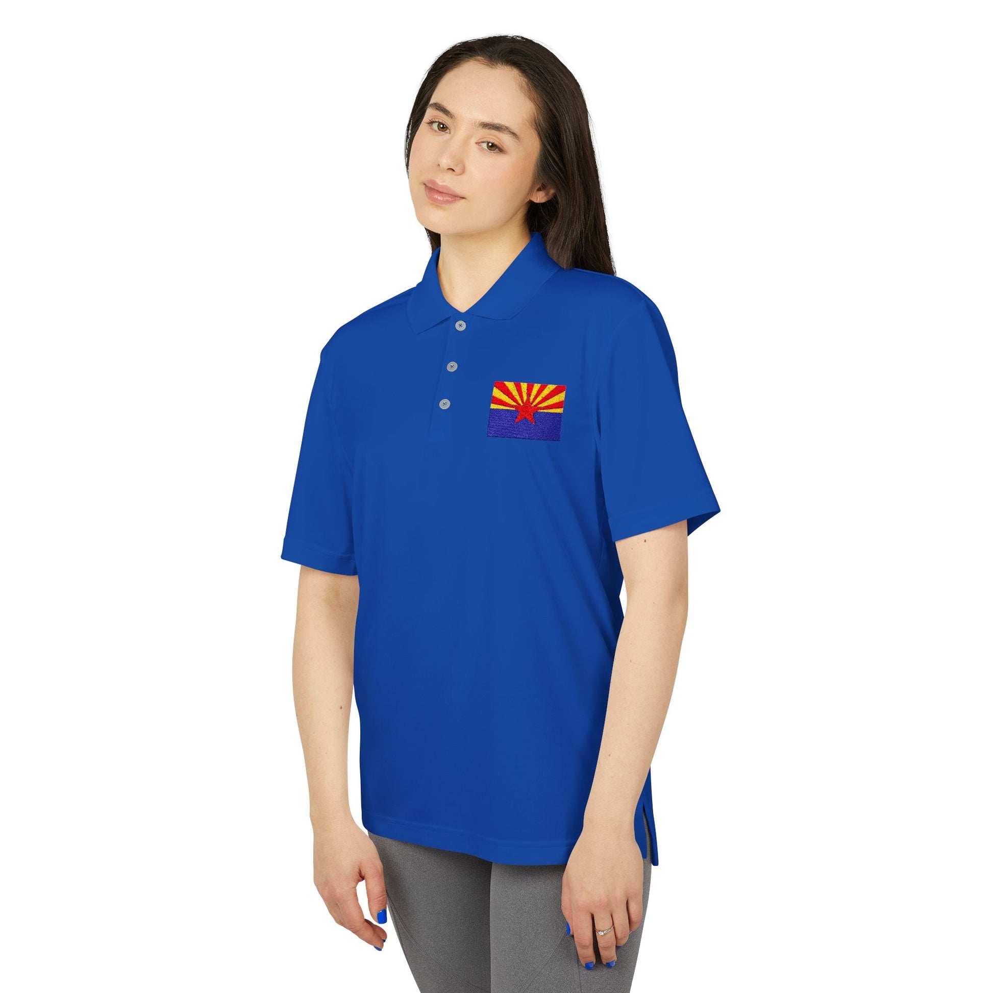 Arizona Flag Performance Polo for Active Lifestyle Printify
