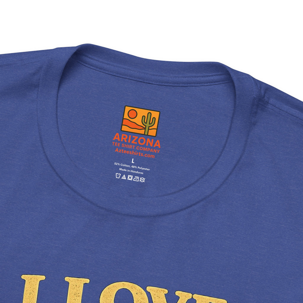 I Love Tucson Sunset Vintage Desert Cactus T‑Shirt — lifestyle view