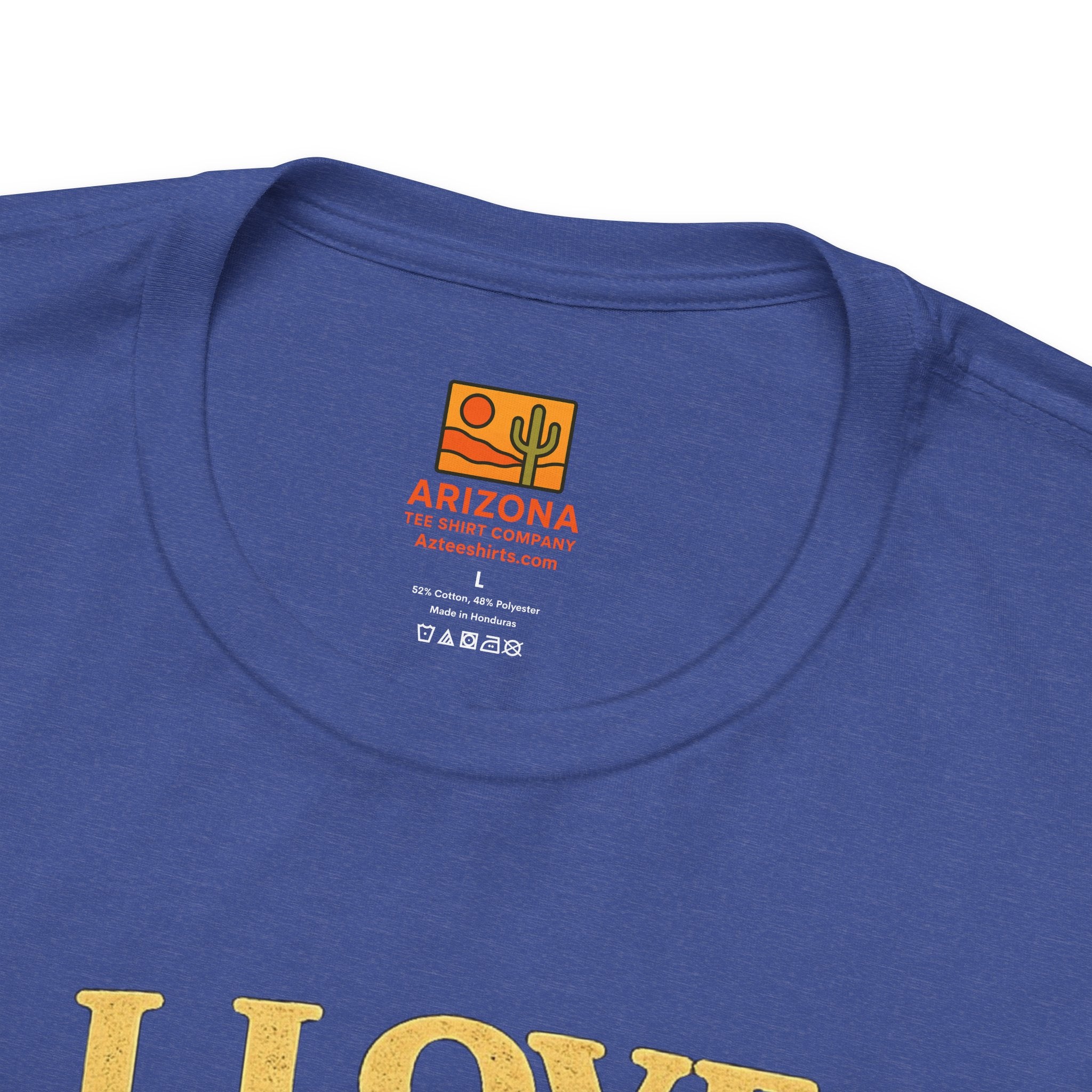 I Love Tucson Sunset Vintage Desert Cactus T‑Shirt — lifestyle view