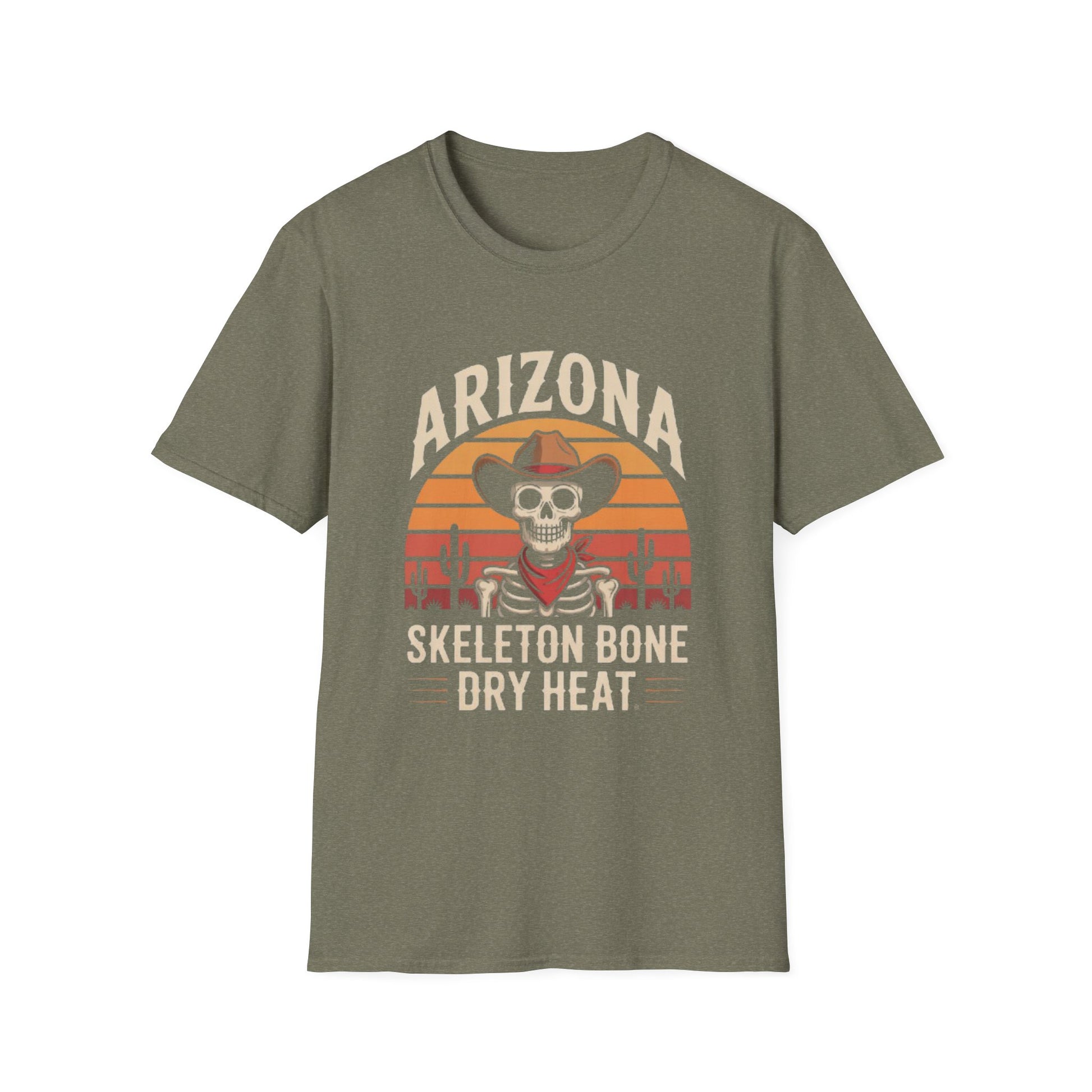 Arizona Skeleton Bone T-Shirt, Halloween Shirt, Vintage Graphic Tee, Unisex Casual Wear, Perfect for Gifting