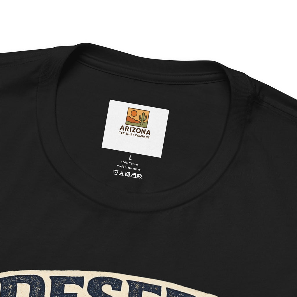 Desert Strong Arizona Tee — Patriotic Flag & Cactus Vintage Graphic Shirt