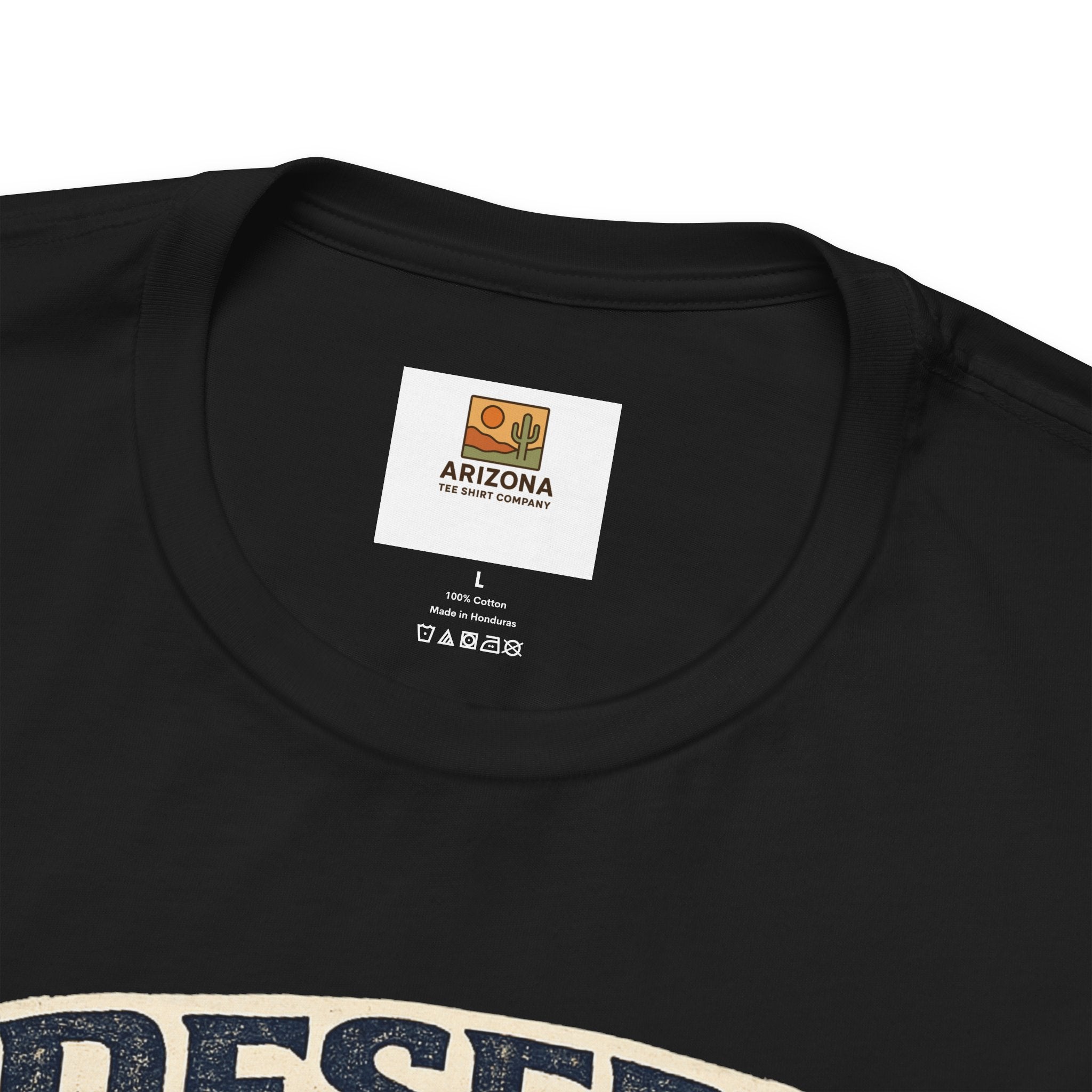 Desert Strong Arizona Tee — Patriotic Flag & Cactus Vintage Graphic Shirt