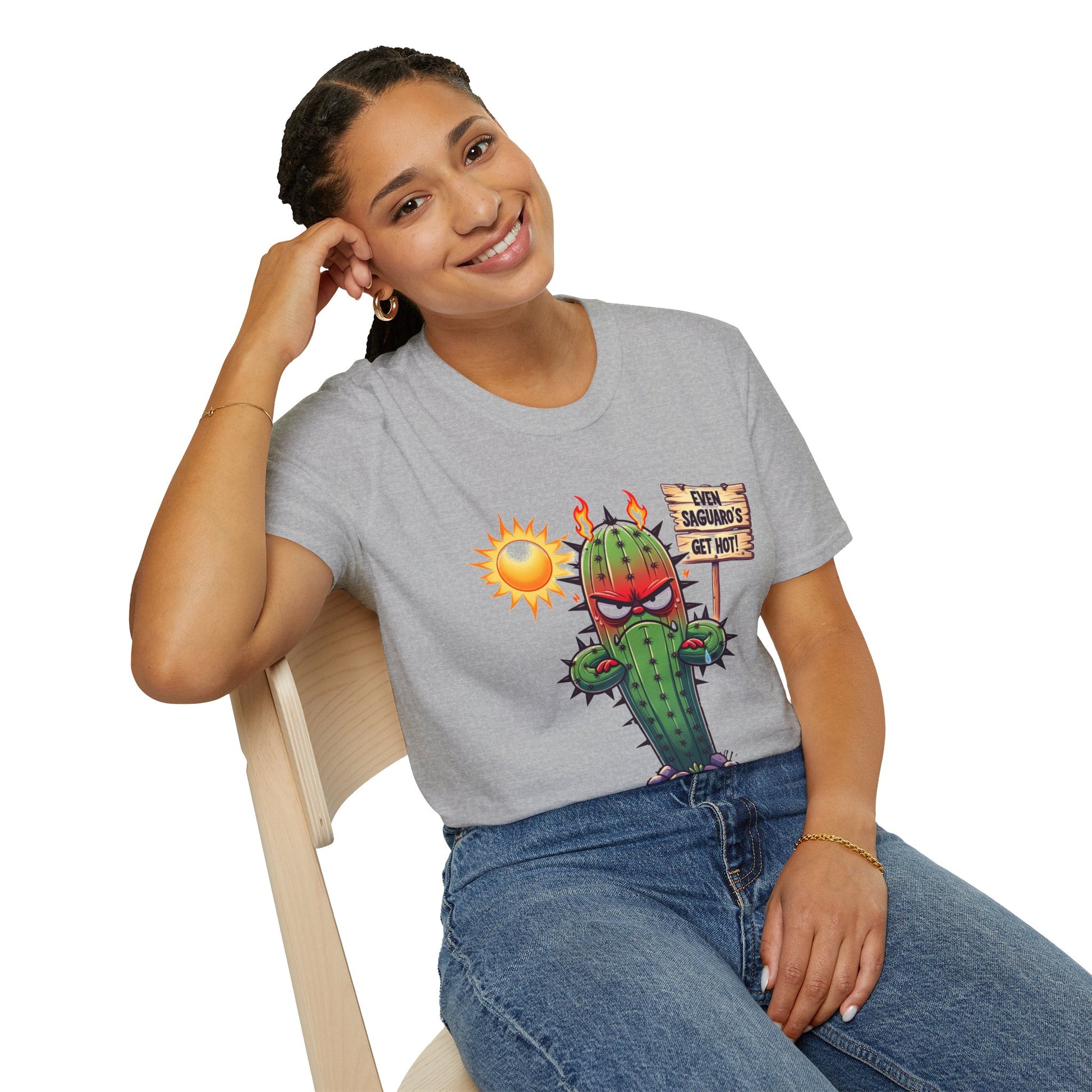 'Even Saguaro's Get Hot' Unisex Tee