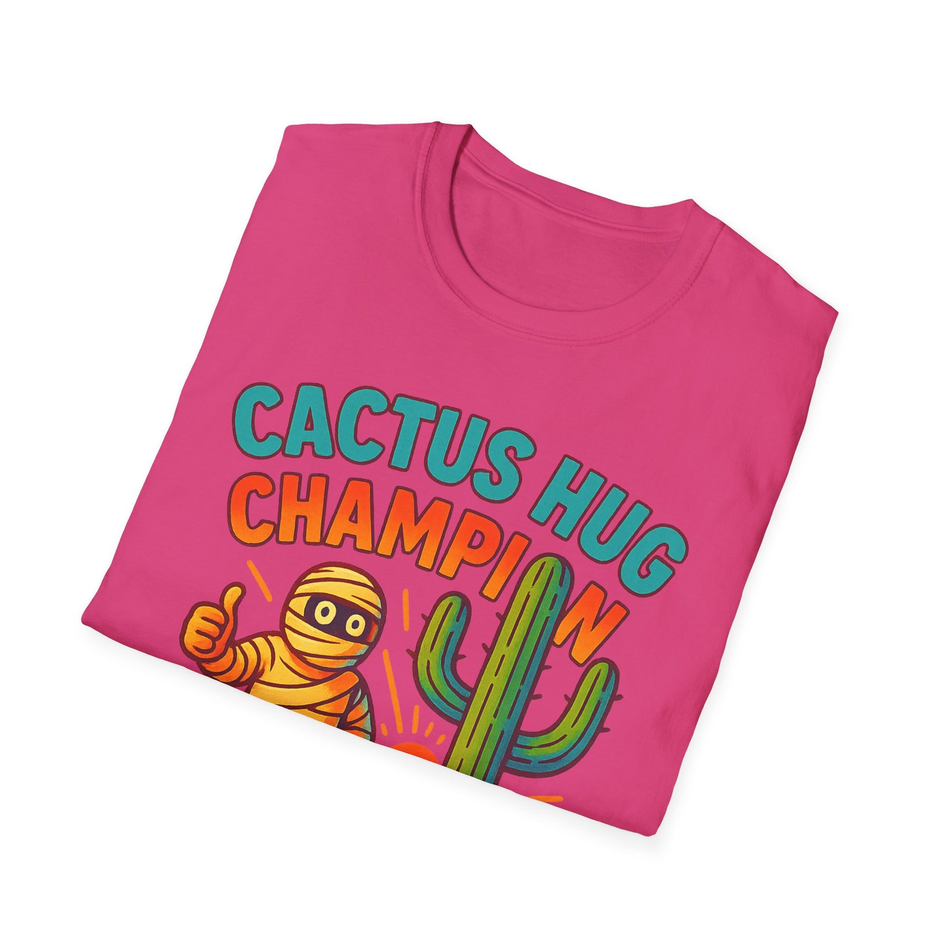 Arizona Cactus Unisex T-Shirt - Never hug a Cactus Funny Design