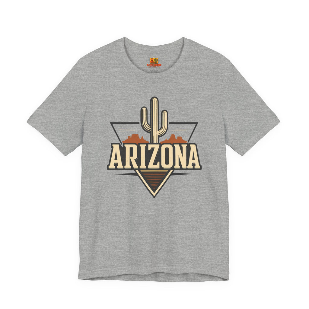 Arizona Saguaro Desert Mesa T-Shirt in athletic heather