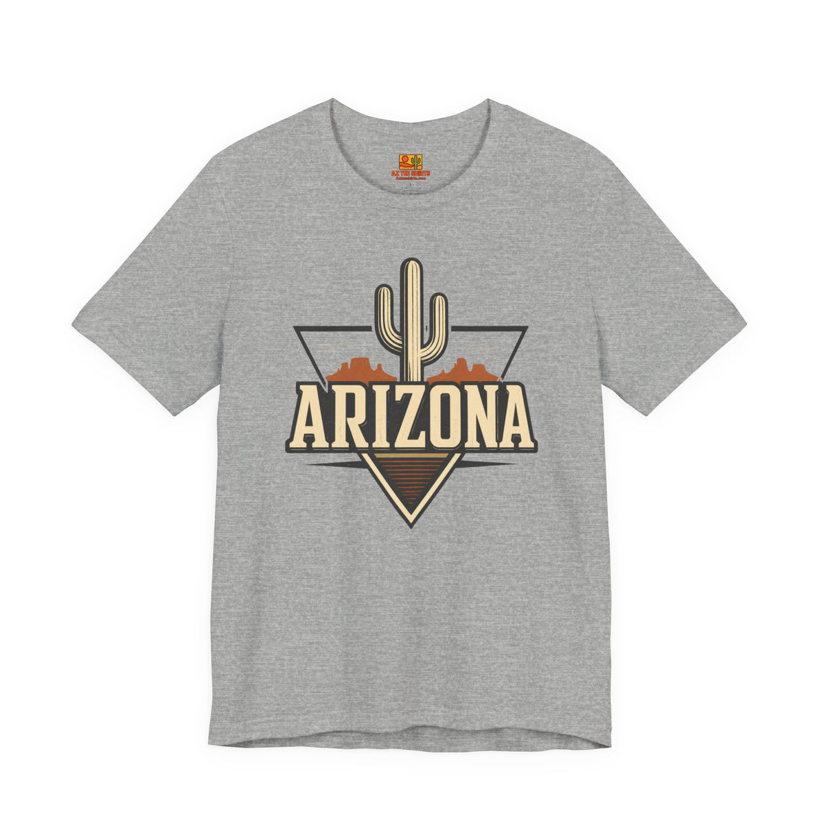 Arizona Saguaro Desert Mesa T-Shirt in athletic heather
