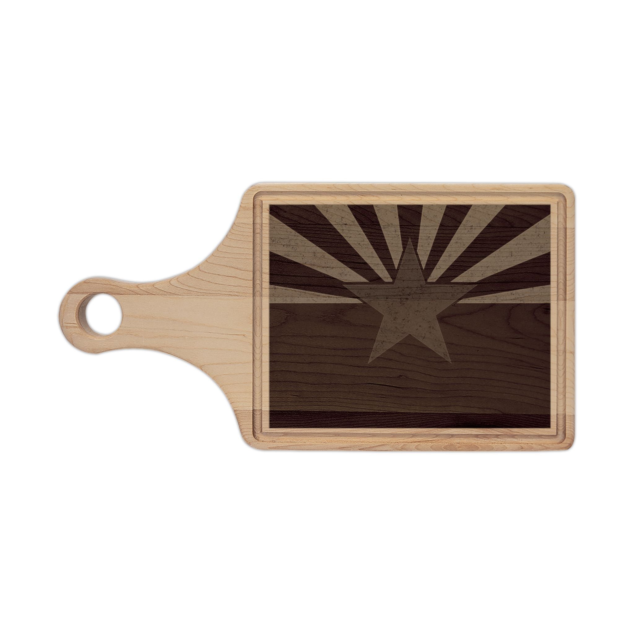 Engraved Desert Scene Cutting Board