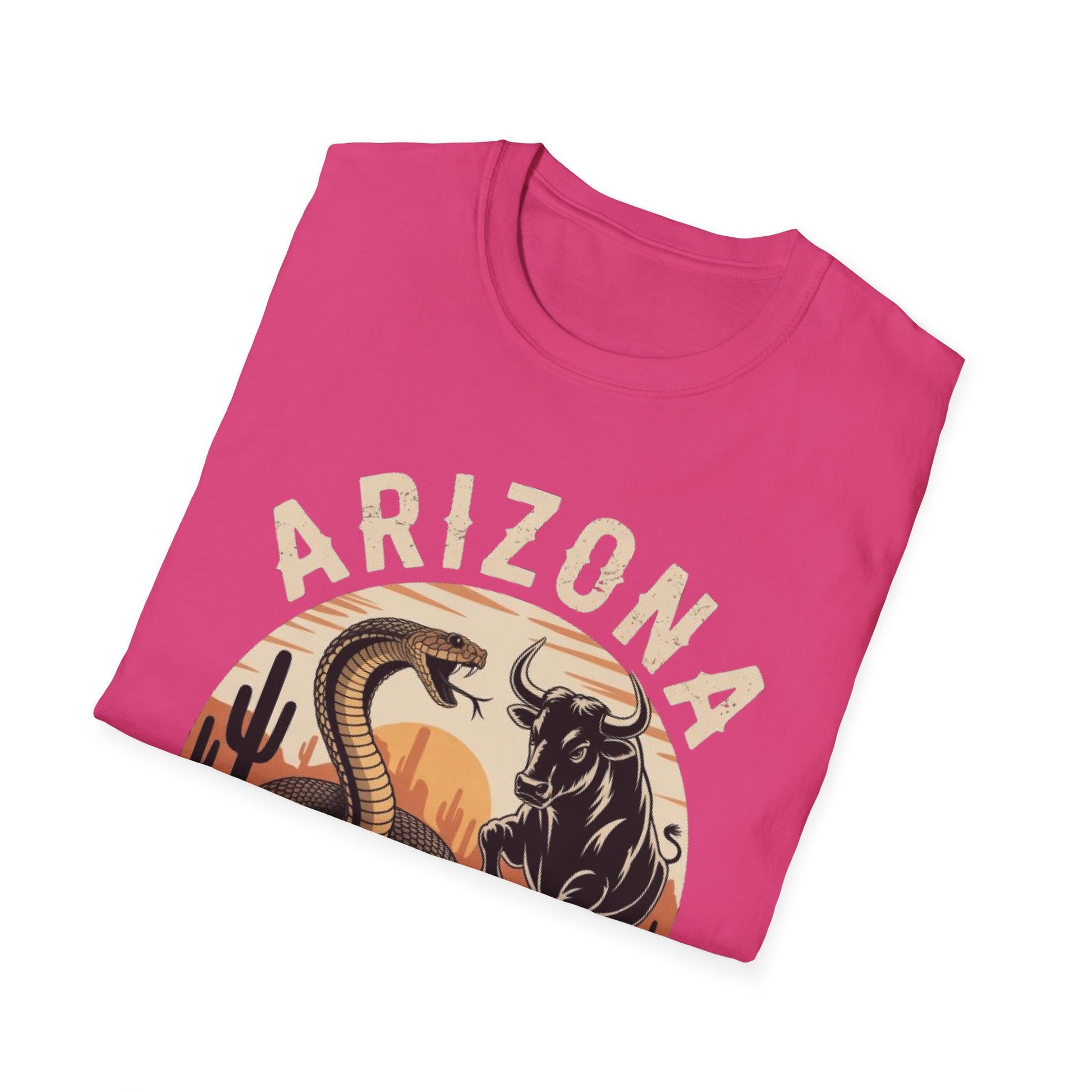 Arizona Graphic Unisex T-Shirt, Casual Summer Shirt, Southwestern Style Tee, Gift for Nature Lovers, Adventure Apparel