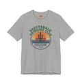 Scottsdale Drinking Club Retro Cactus Sunset Tee — back view 2