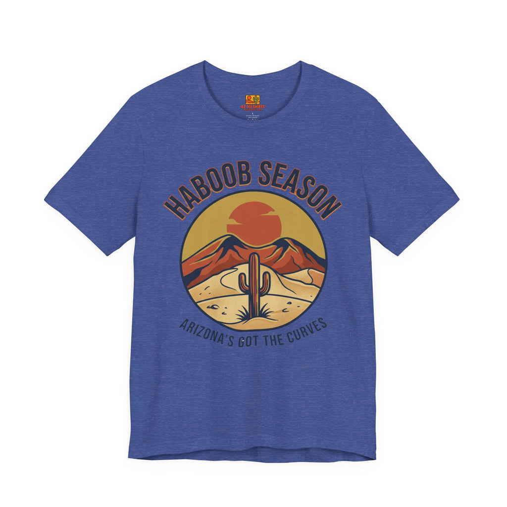 T-Shirt — "Haboob Season: Arizona's Got the Curves" Desert Storm Tee — front view 2