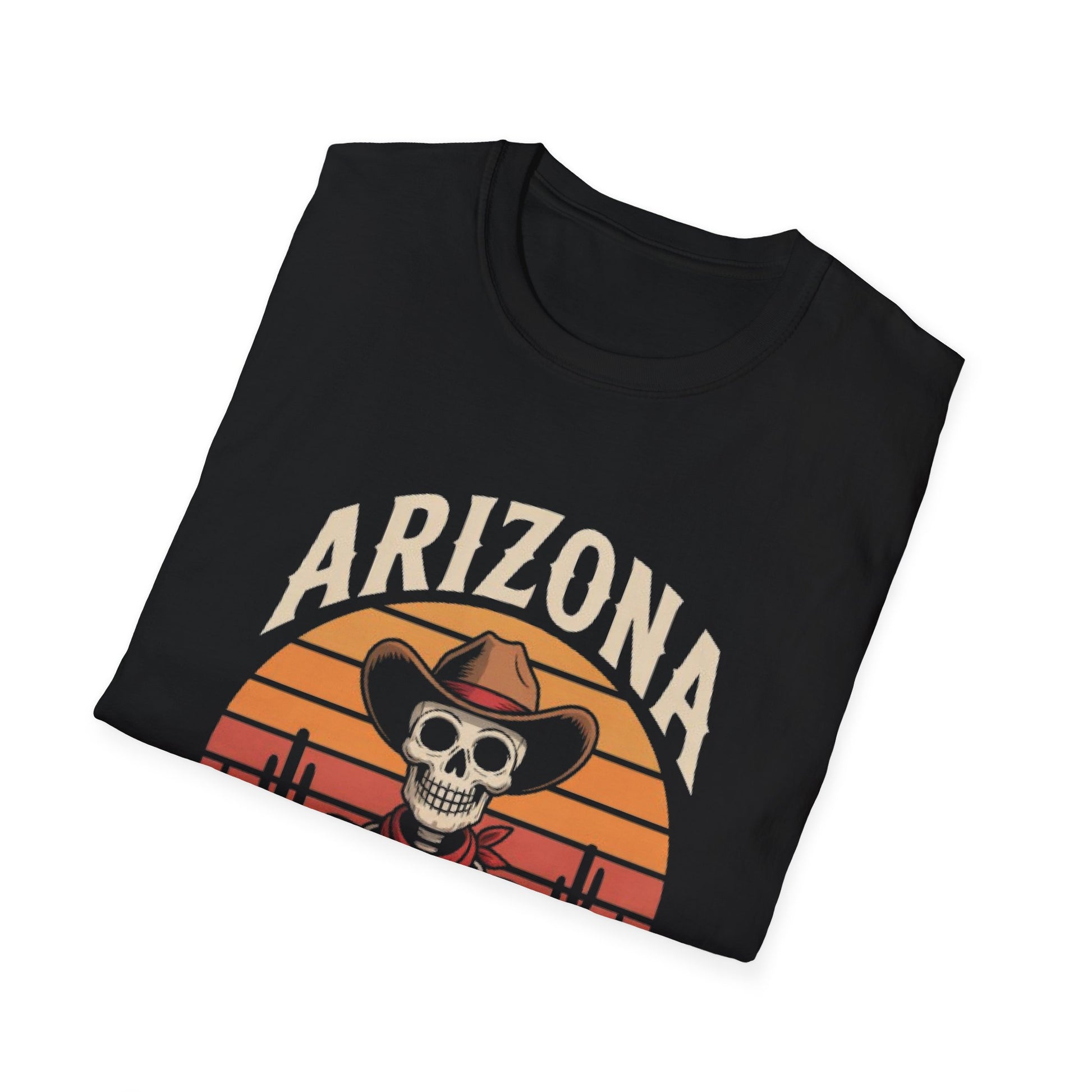 Arizona Skeleton Bone T-Shirt, Halloween Shirt, Vintage Graphic Tee, Unisex Casual Wear, Perfect for Gifting