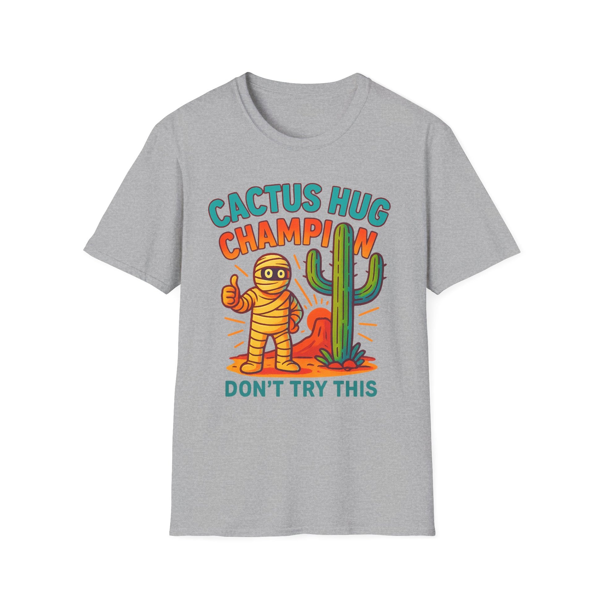 Arizona Cactus Unisex T-Shirt - Never hug a Cactus Funny Design