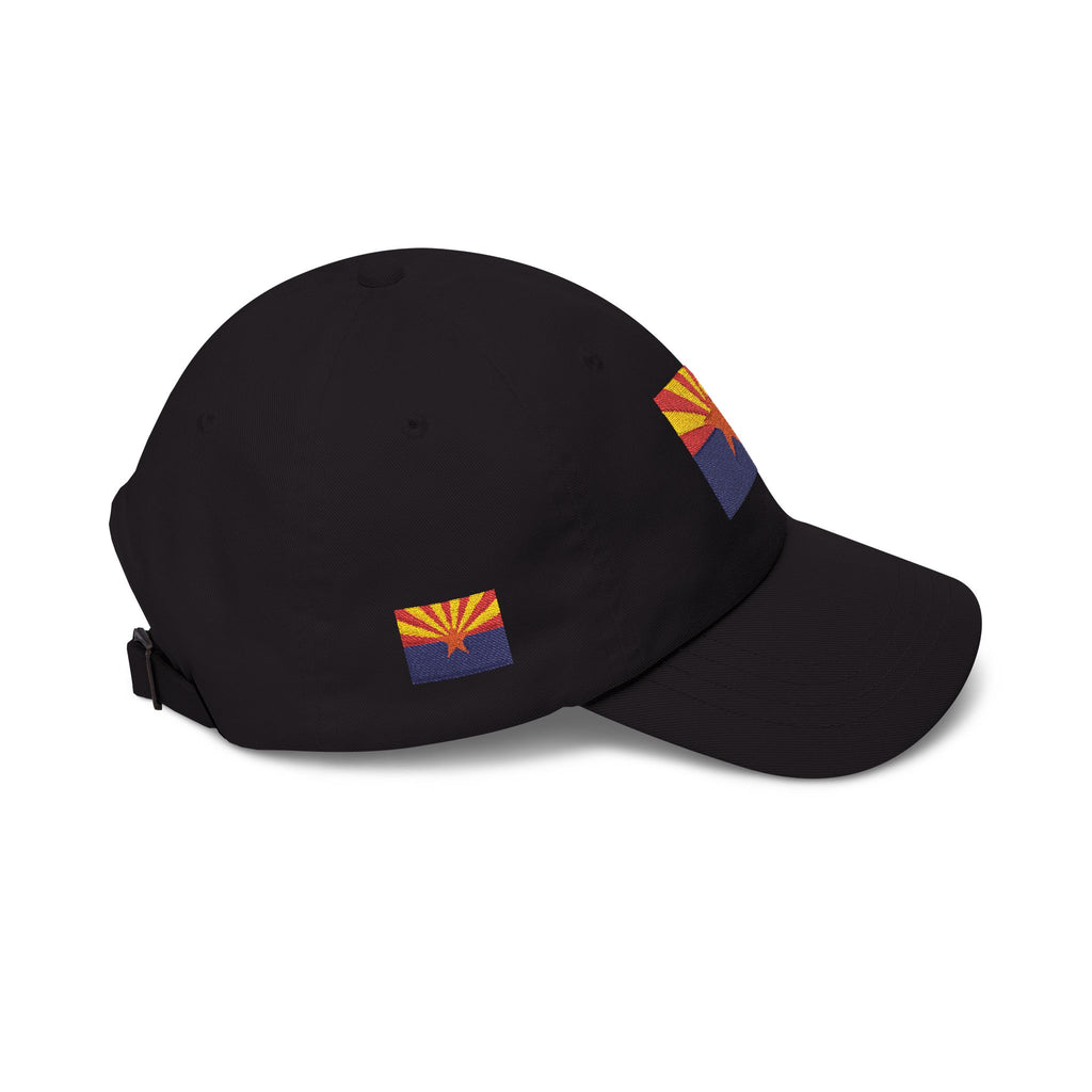 Arizona flag dad cap - Black, side view