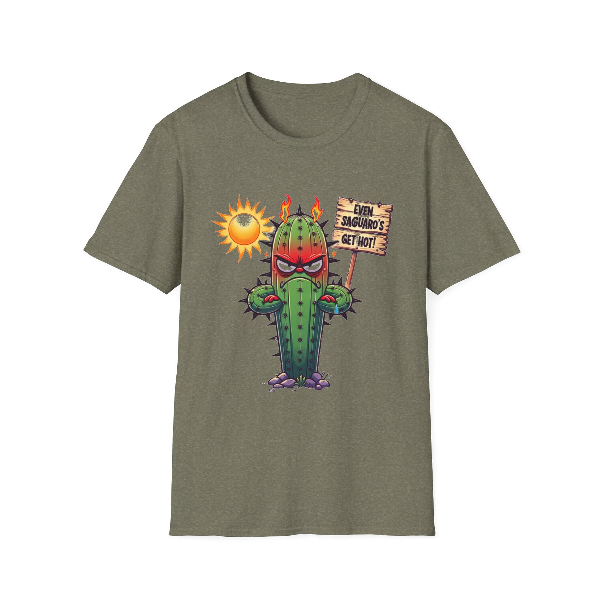 'Even Saguaro's Get Hot' Unisex Tee