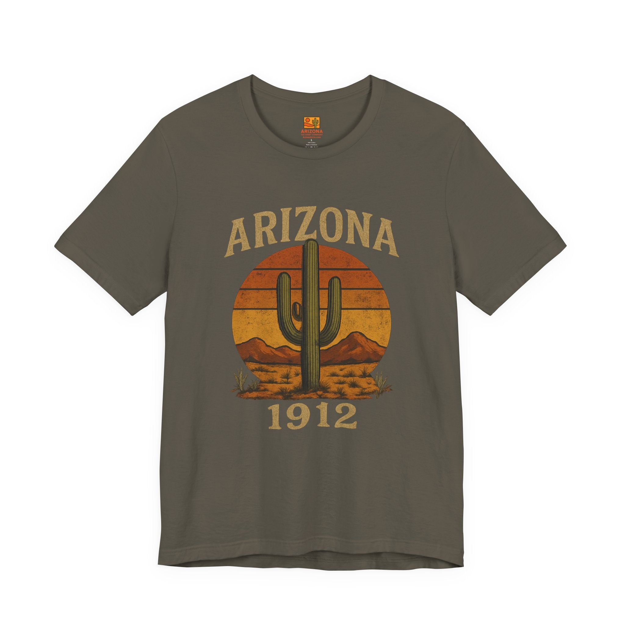 Arizona 1912 Cactus T-Shirt — back view