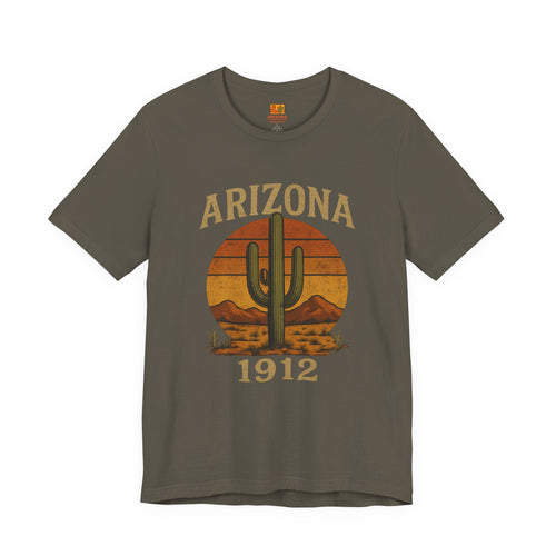 Arizona 1912 Cactus T-Shirt — back view
