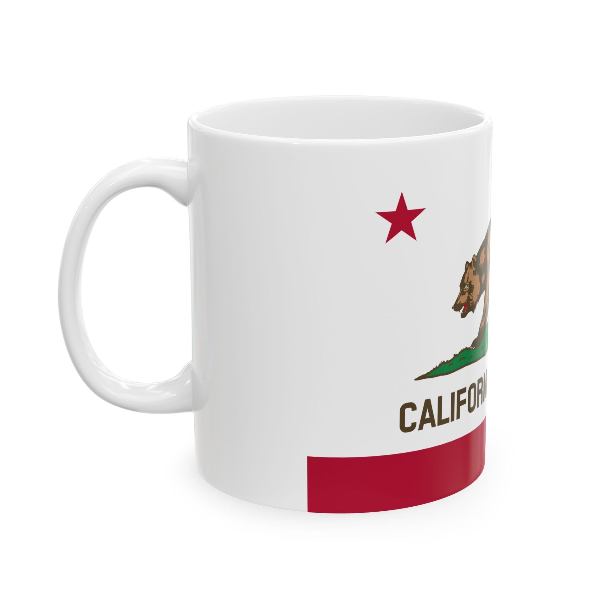California Republic Bear Ceramic Mug - 11oz & 15oz Printify