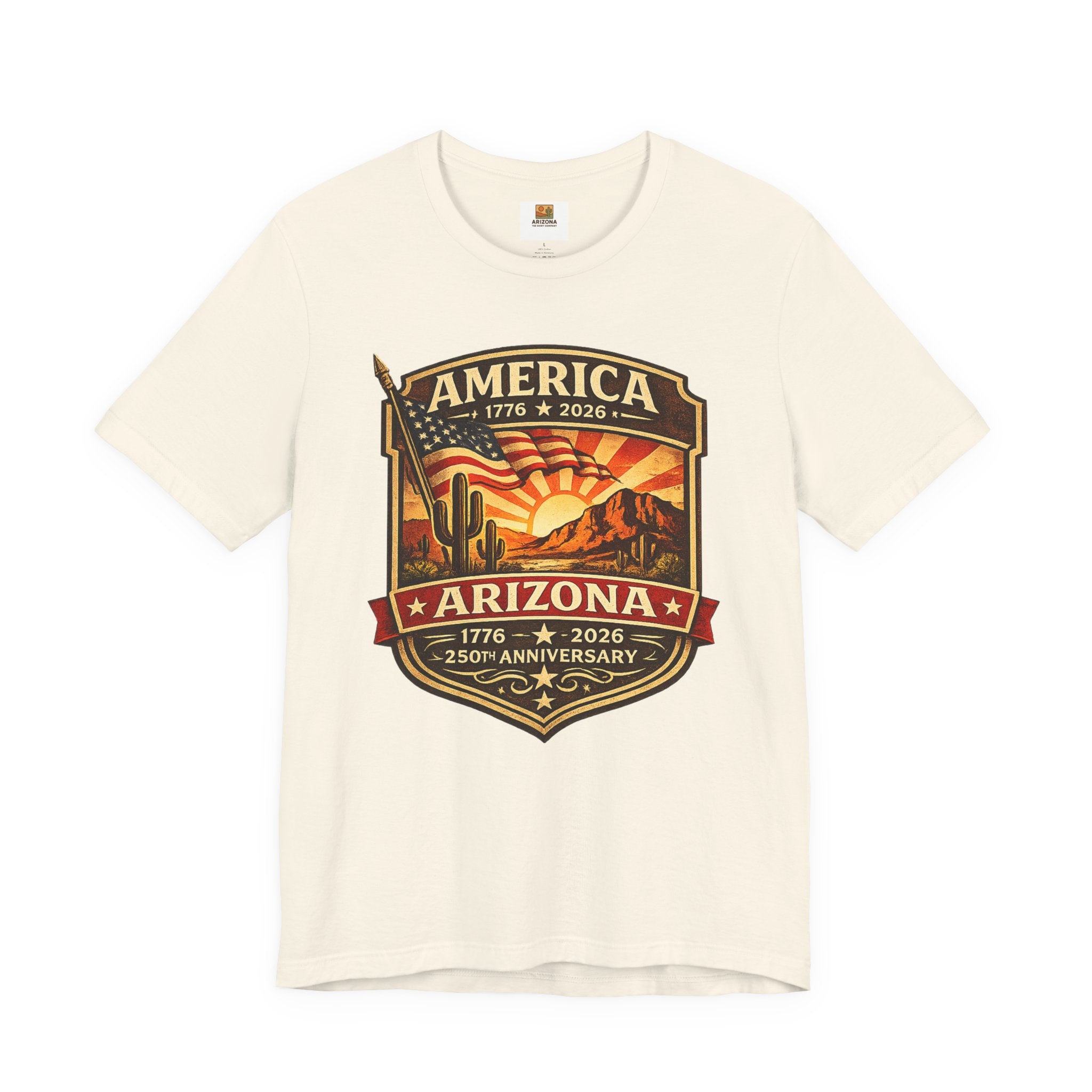 Arizona 250th Anniversary Tee — "America Arizona 1776–2026" Commemorative T-Shirt