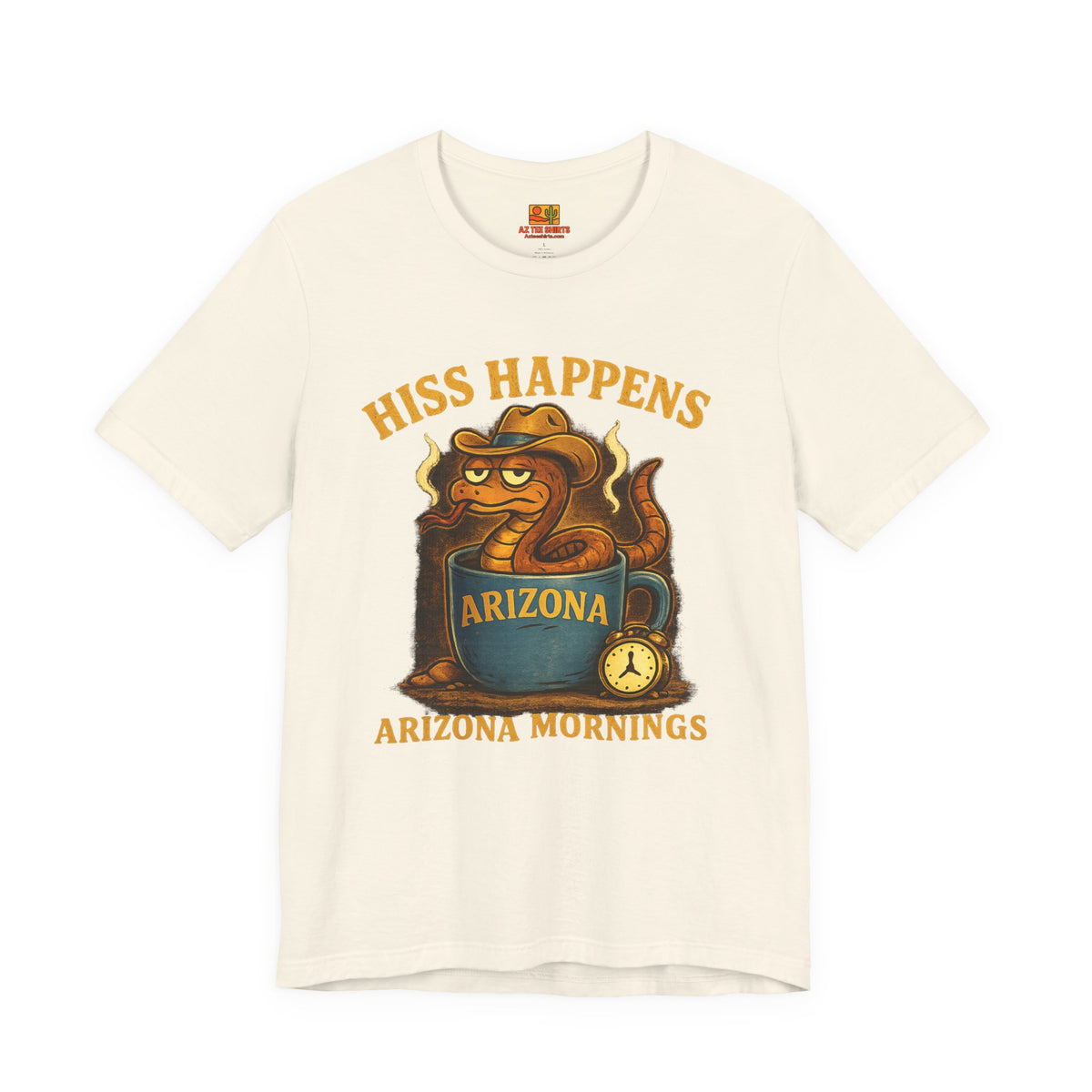 Hiss Happens Arizona Mornings T-Shirt — detail view 2