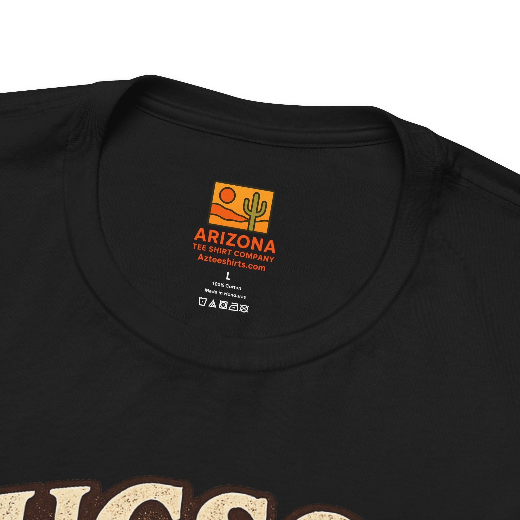 Tucson Vintage Sunset Tee — 'Old Pueblo' Desert Graphic T-Shirt — lifestyle view