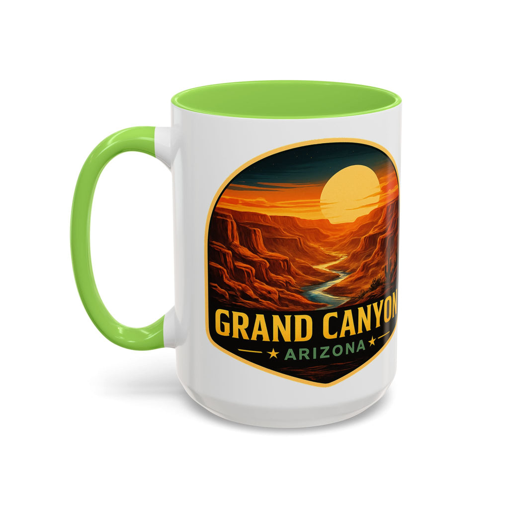 Grand Canyon Sunset Mug — Arizona Travel Coffee Cup (11oz/15oz) — detail view 4