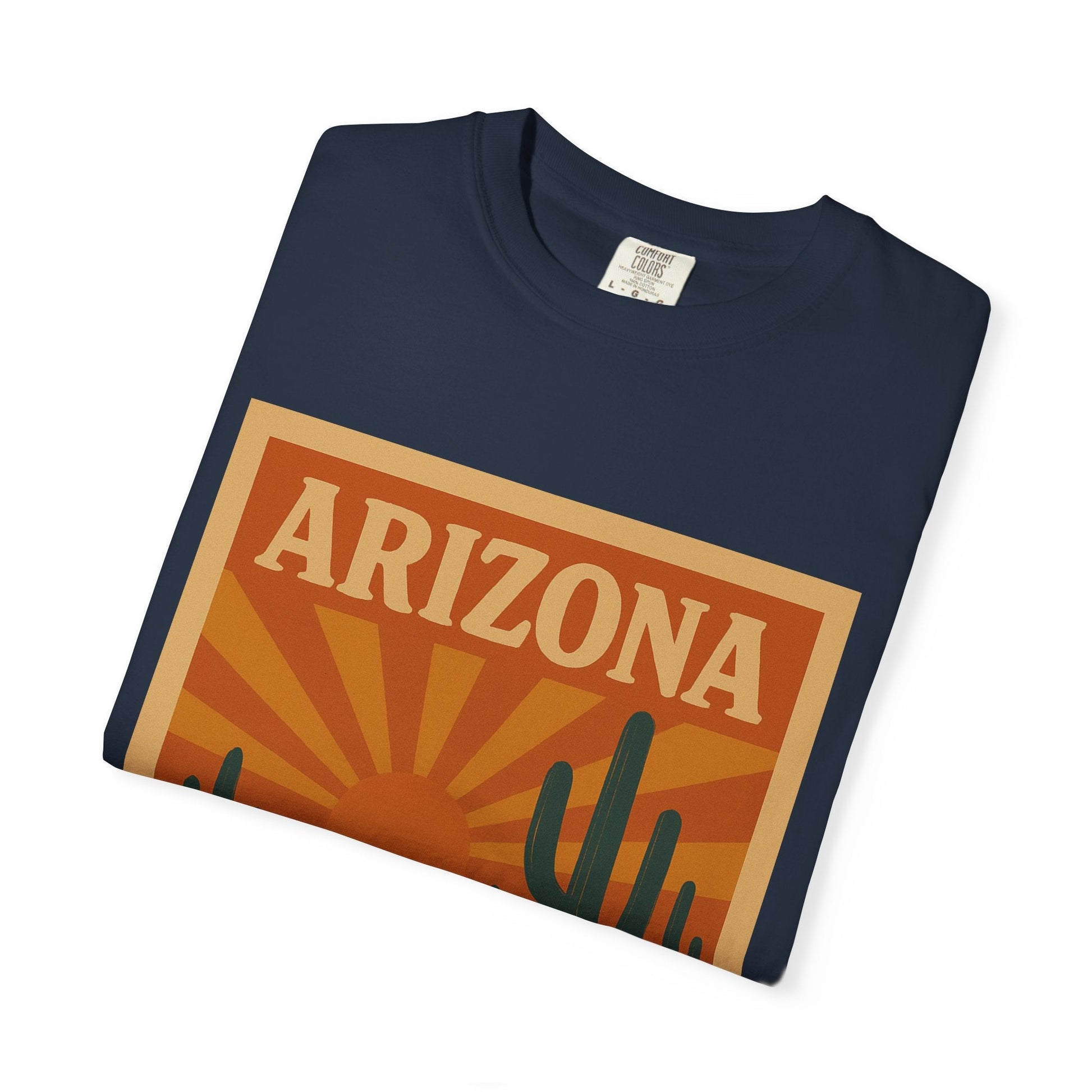Arizona Sunset Unisex Garment-Dyed T-Shirt Printify