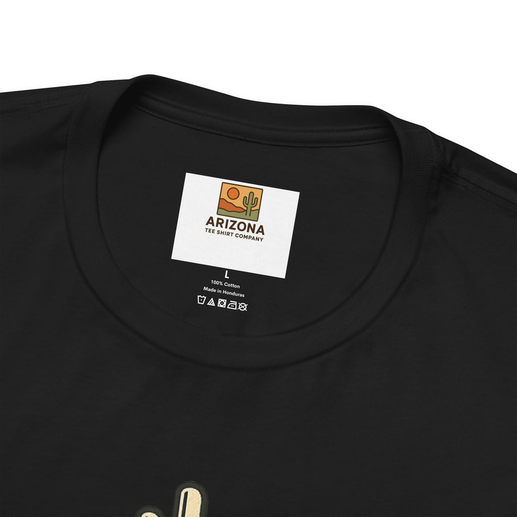 Arizona Cactus Vintage Logo Tee — ESTD 1912 Desert Graphic T-Shirt
