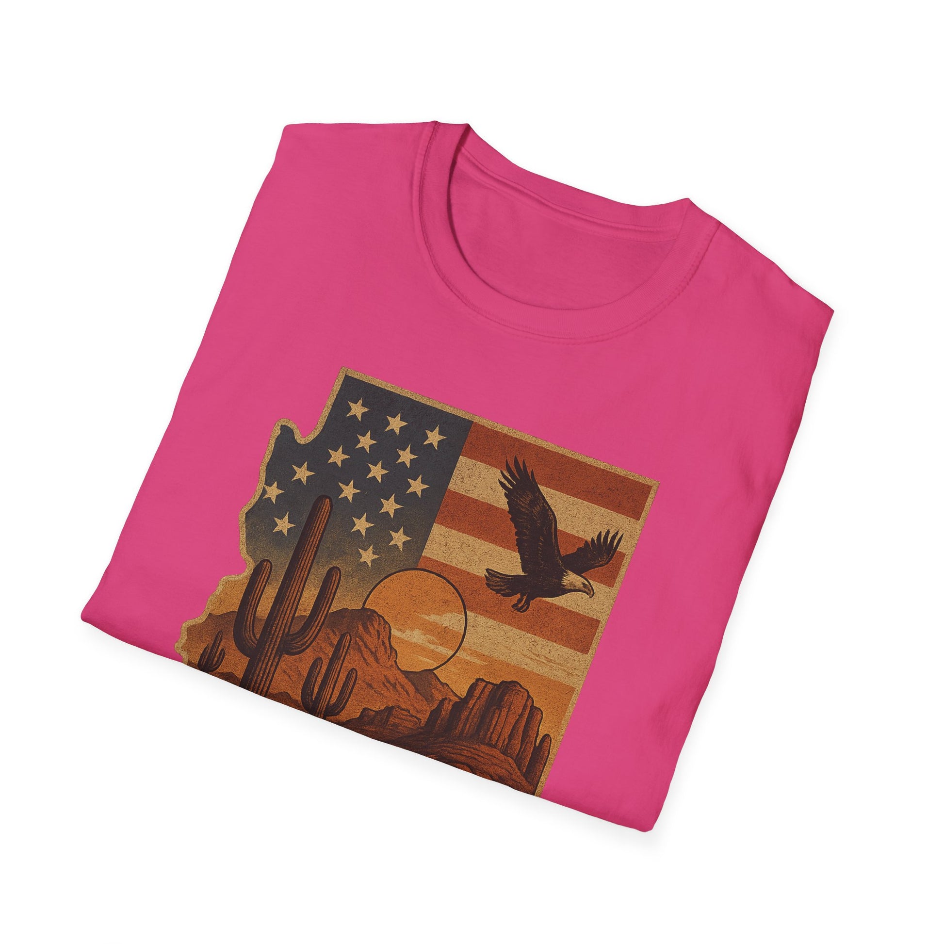 Arizona Desert Vibes Unisex T-Shirt, Casual Outfit, Souvenir Tee, Gift for Travelers, Southwestern Style, Arizona Pride