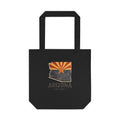Arizona State Flag Canvas Tote Bag - Vintage Arizona Est. 1912 Shopping Bag