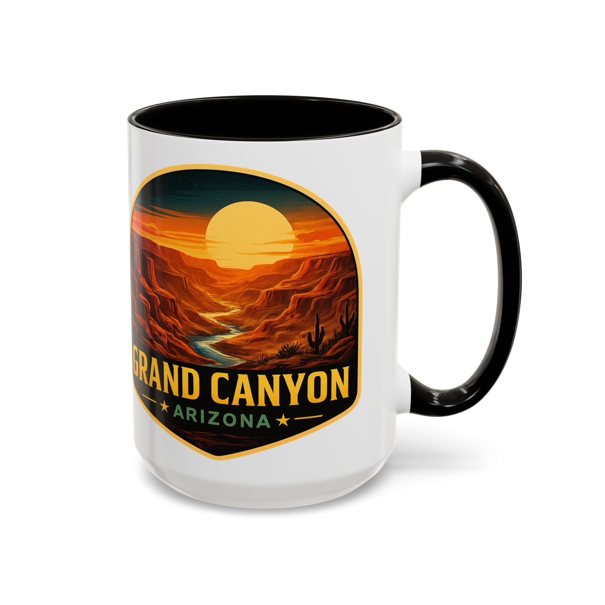 Grand Canyon Sunset Mug — Arizona Travel Coffee Cup — lifestyle view
