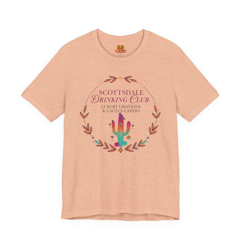 Scottsdale Drinking Club Tee — Cactus & Cocktail Graphic T-Shirt