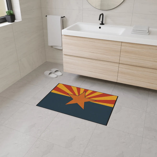Arizona Heavy Duty Floor Mat — Durable State-Themed Welcome Rug — front view