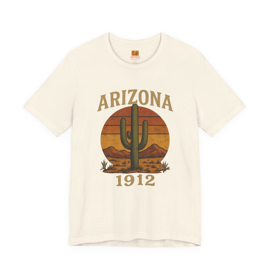 Arizona 1912 Cactus T-Shirt — lifestyle view 2