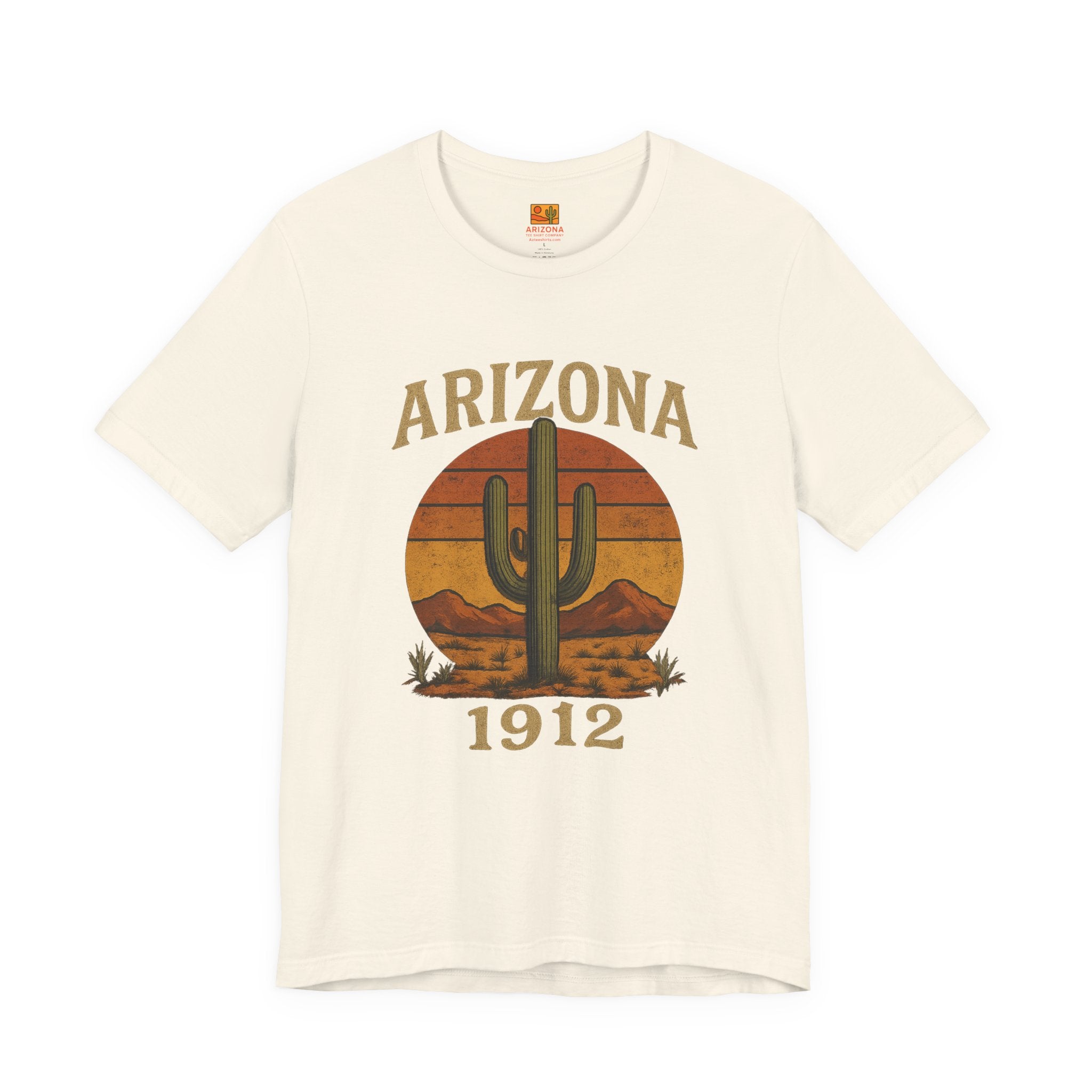 Arizona 1912 Cactus T-Shirt — lifestyle view 2