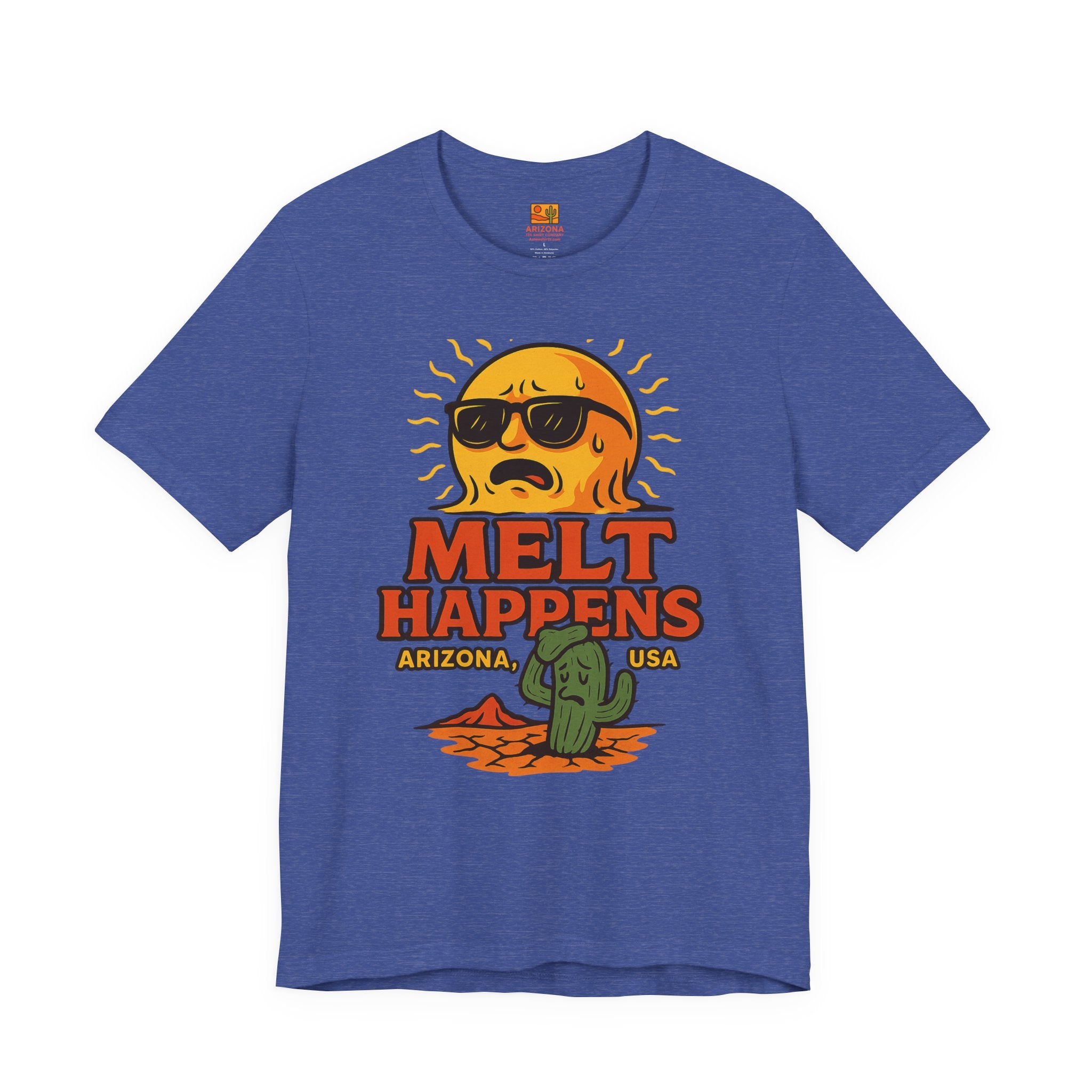 Melt Happens T‑Shirt — Funny Ice Cream / Summer Tee — back view 2