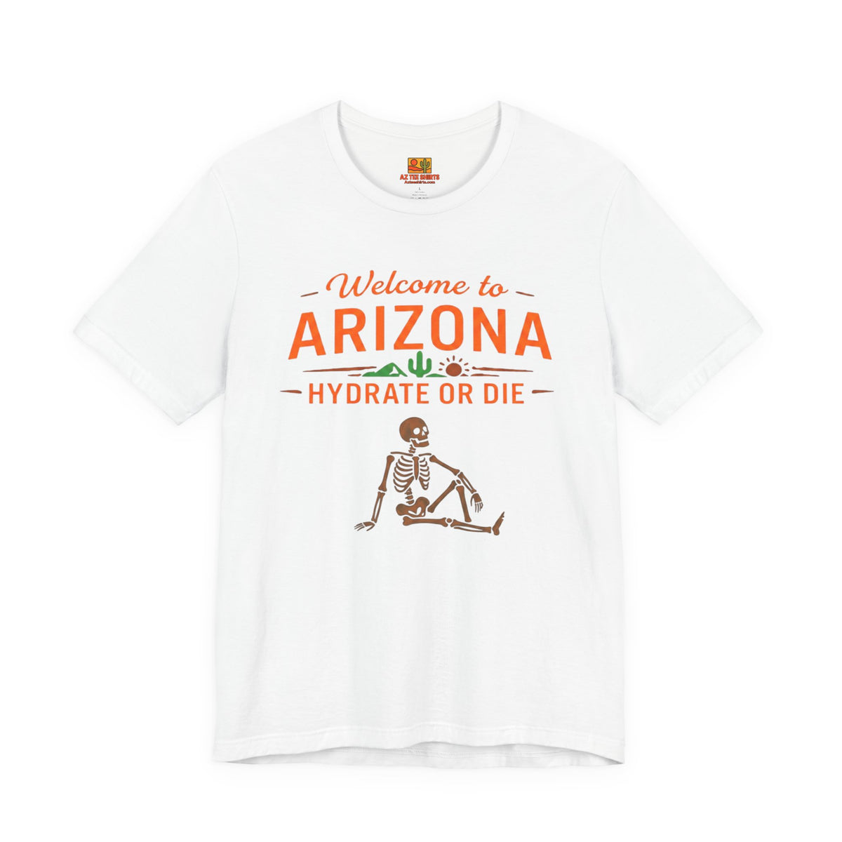 Desert Spirit 'Hydrate or Die' Tee - Soft, Durable Adventure Wear — side view 2