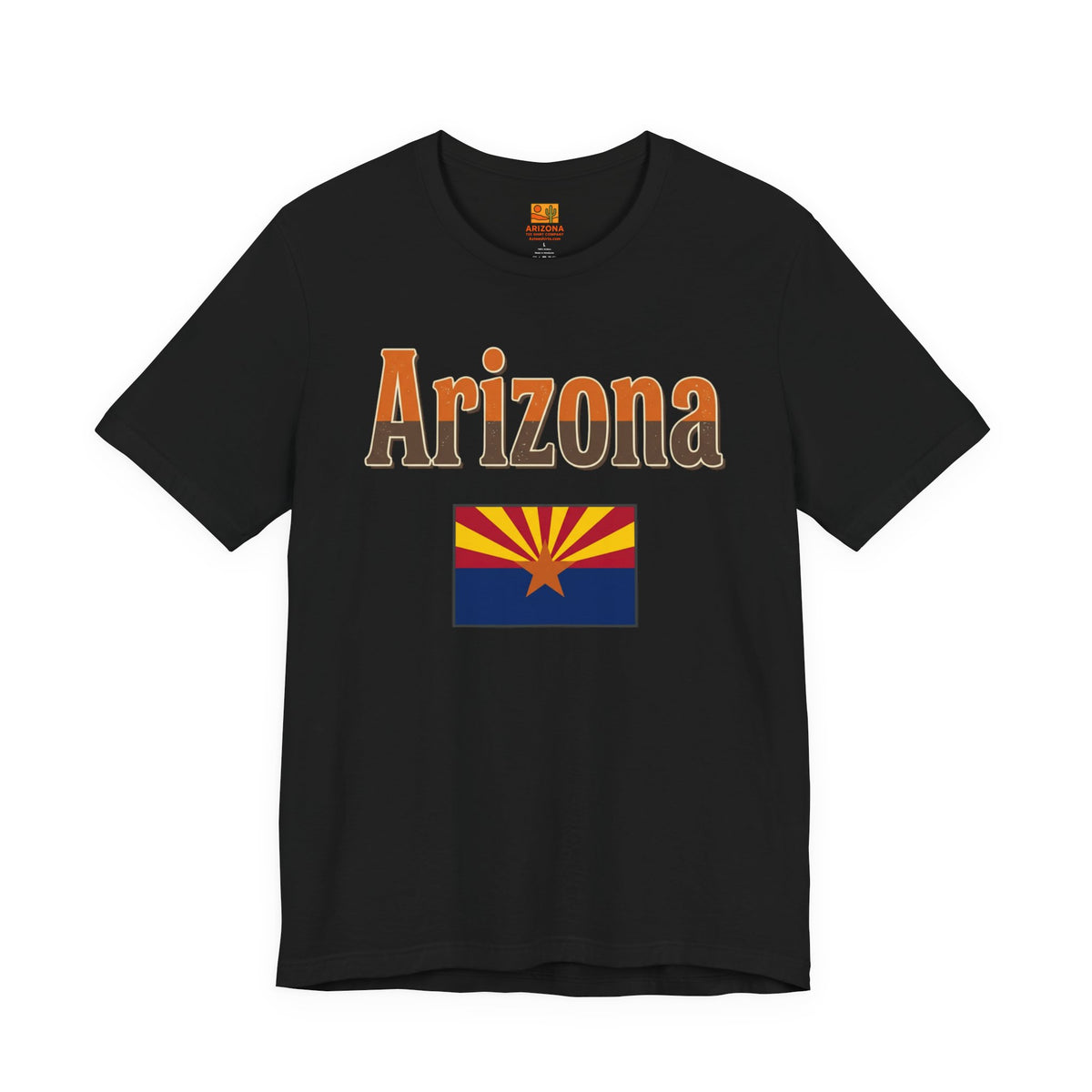 Arizona State Flag T-Shirt — Arizona Graphic Tee — side view