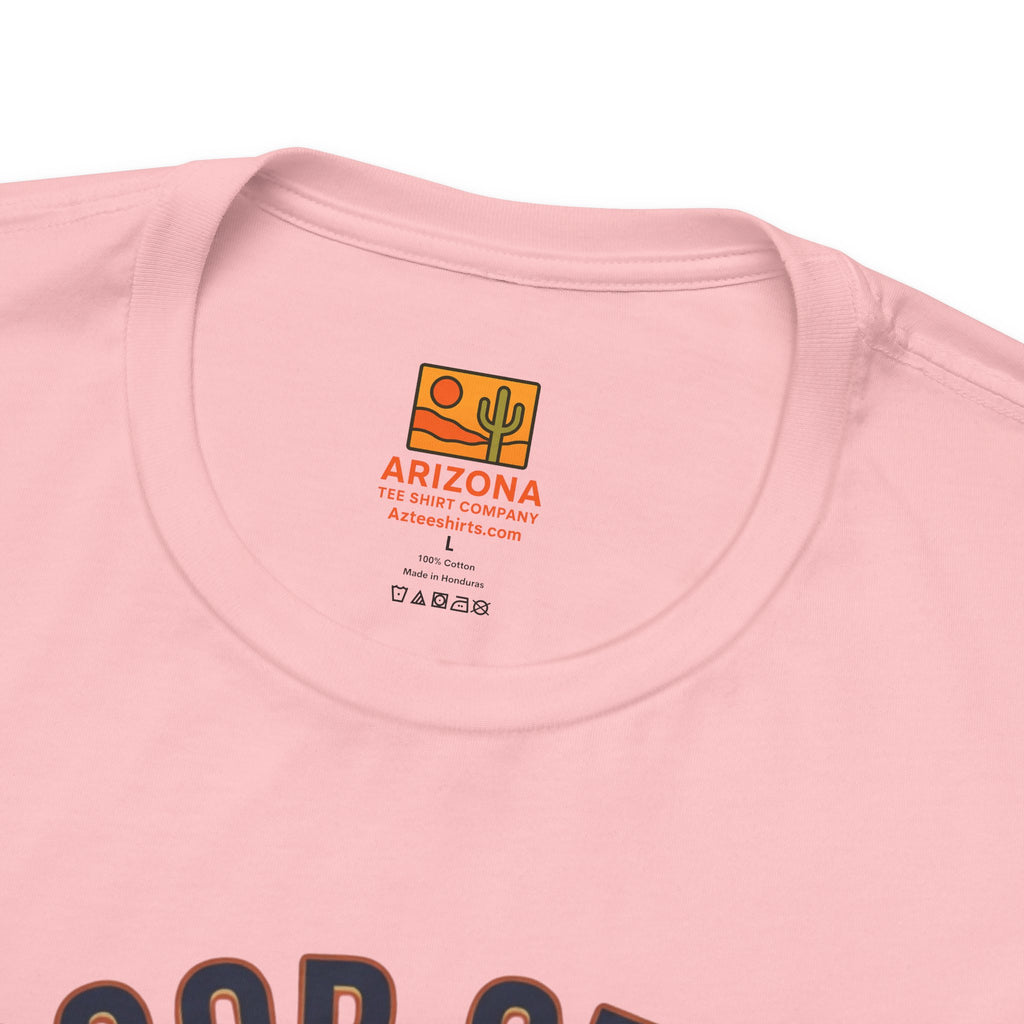 T-Shirt — "Haboob Season: Arizona's Got the Curves" Desert Storm Tee — side view