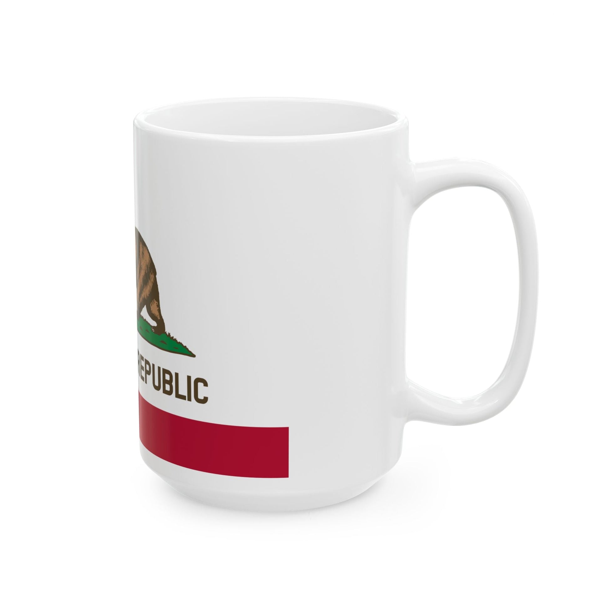 California Republic Bear Ceramic Mug - 11oz & 15oz Printify