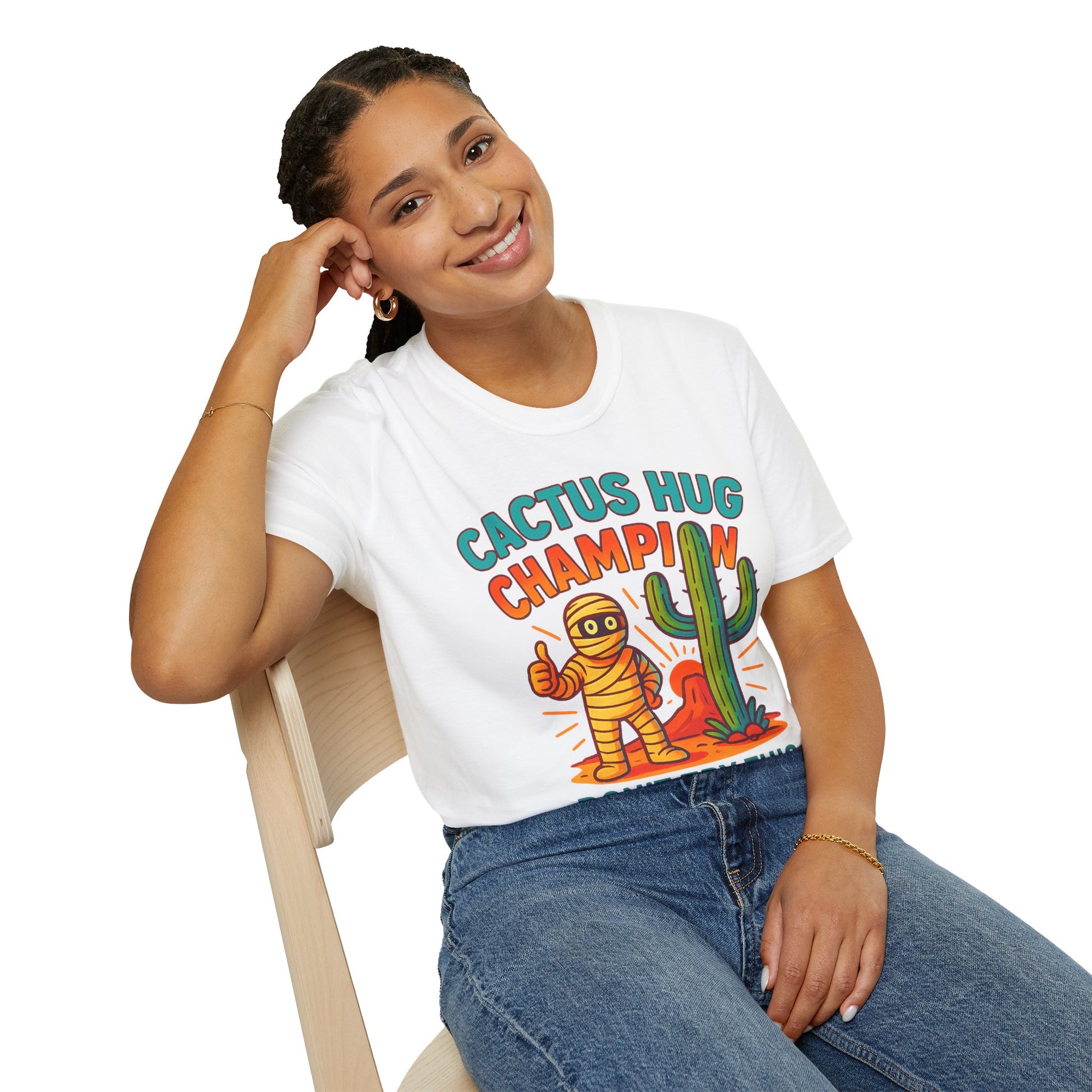 Arizona Cactus Unisex T-Shirt - Never hug a Cactus Funny Design