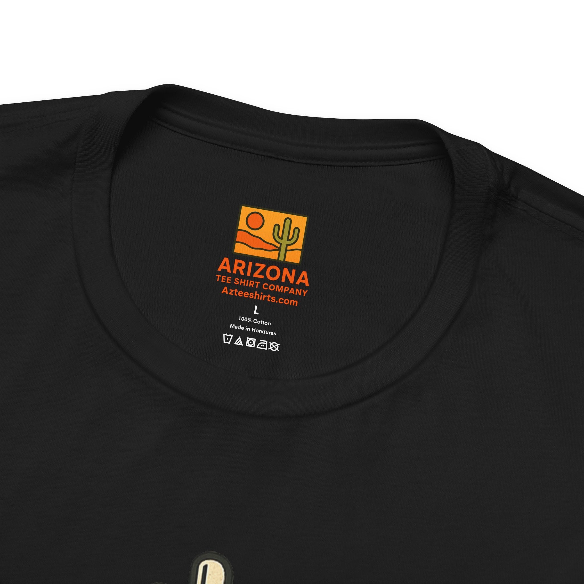 Arizona Cactus Vintage Logo Tee — ESTD 1912 Desert Graphic T-Shirt — lifestyle view